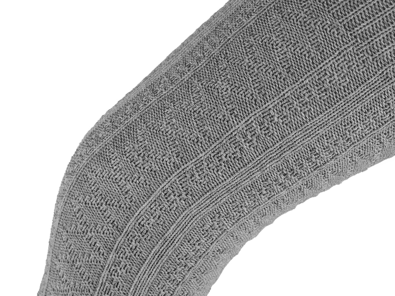 Baumwollstrümpfe für damen mit muster - Dunkelbeige (1 Paar)