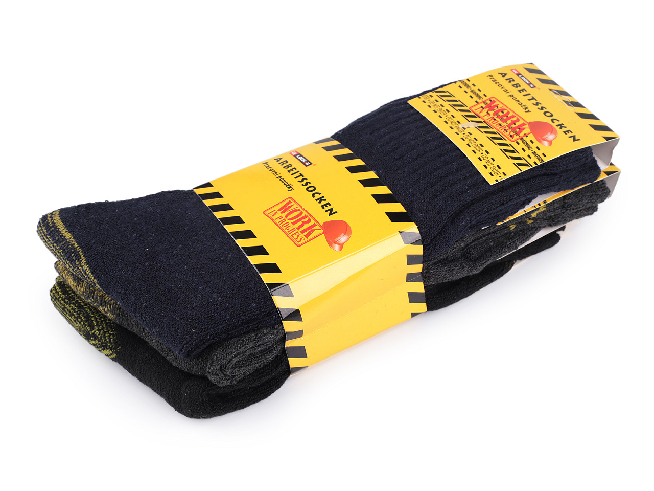 Arbeitssocken für herren aus baumwolle dick - Mix (3 Paare)