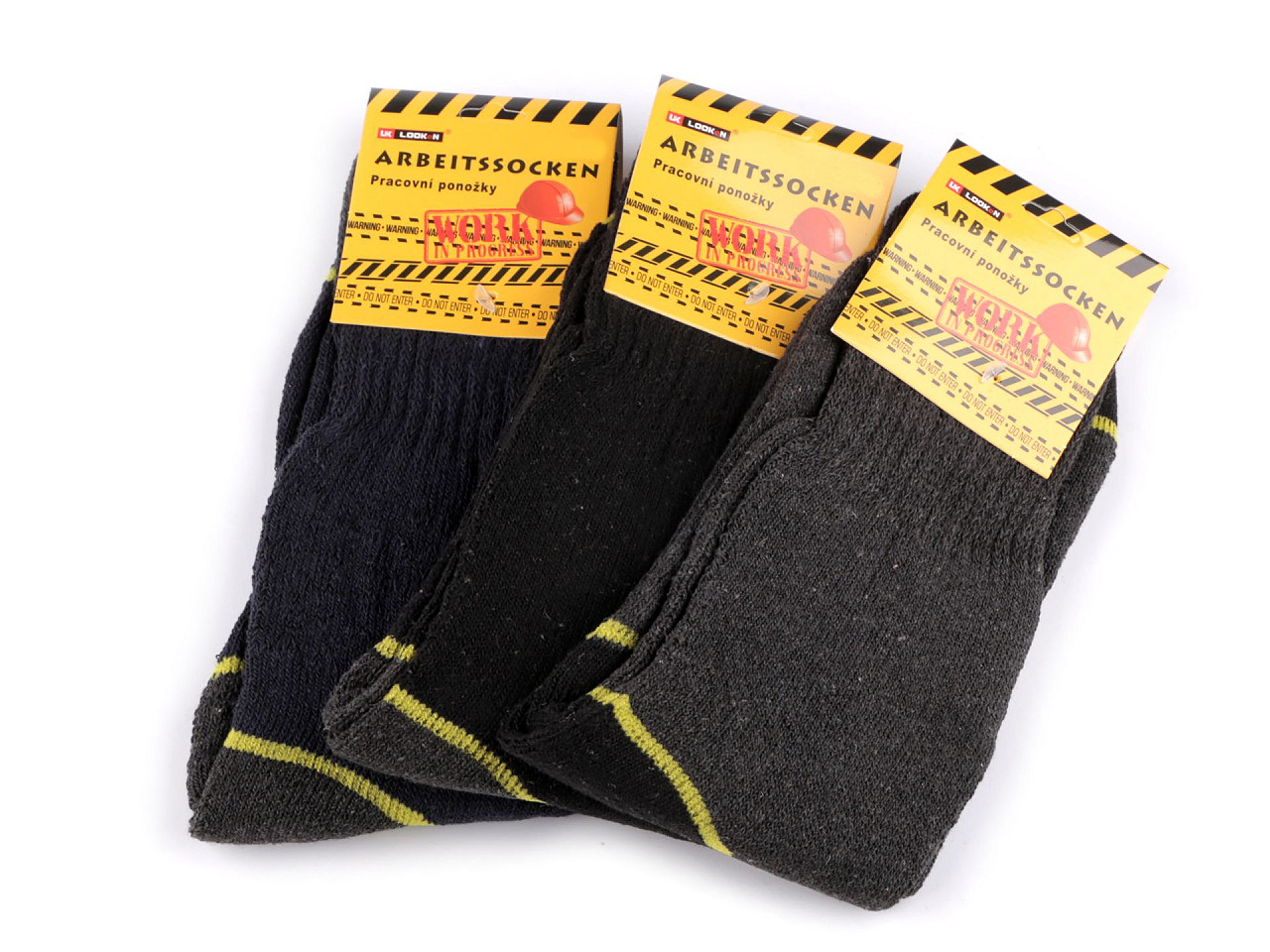 Arbeitssocken für herren aus baumwolle dick - Mix (3 Paare)