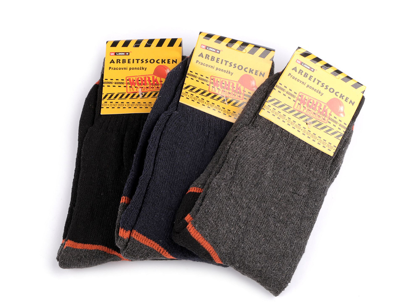 Arbeitssocken für herren aus baumwolle dick - Mix (3 Paare)