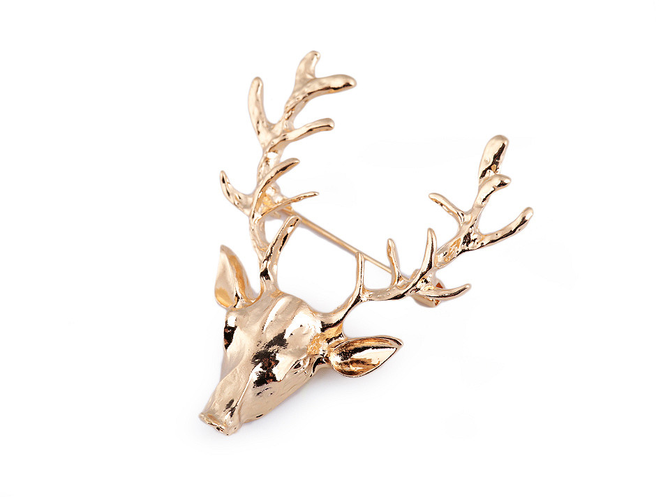 Brosche hirsch - Platine (1 Stück)