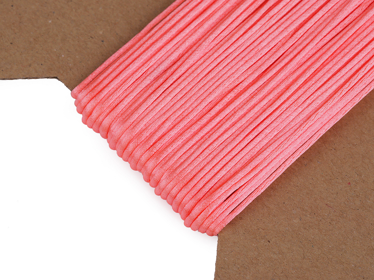 Satinschnur  ø1 mm - Weiß (25 Meter)