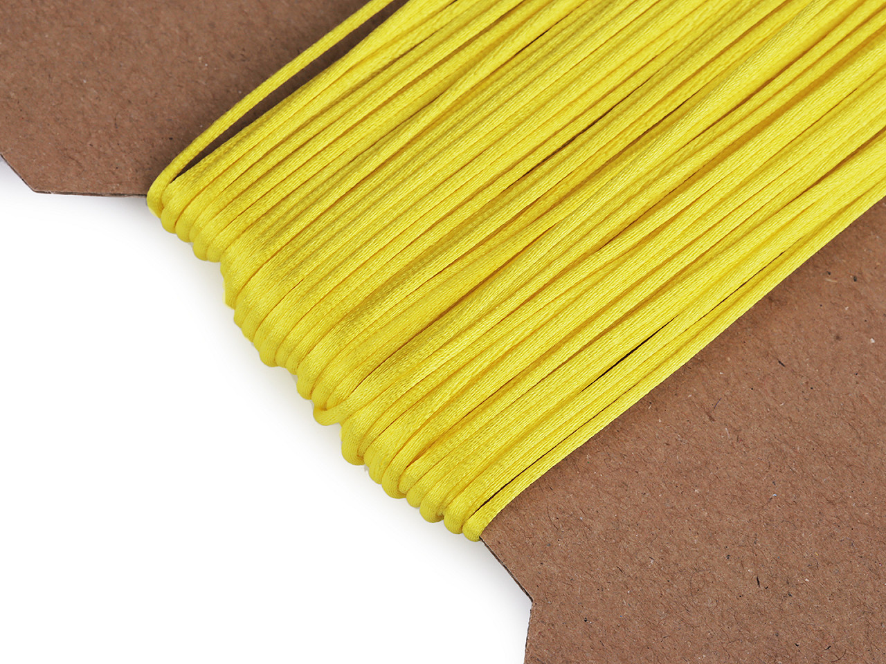 Satinschnur  ø1 mm - Weiß (25 Meter)