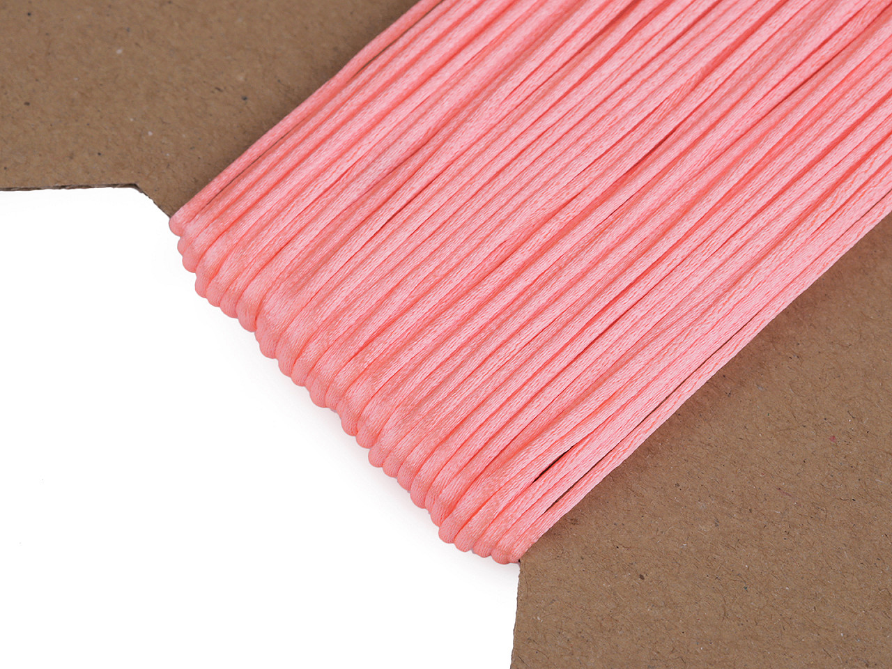 Satinschnur  ø1 mm - Weiß (25 Meter)