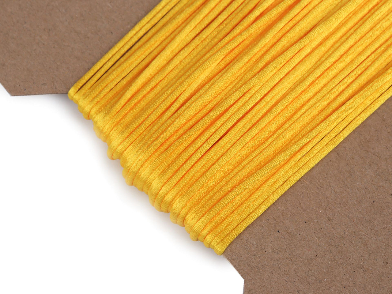 Satinschnur  ø1 mm - Weiß (25 Meter)