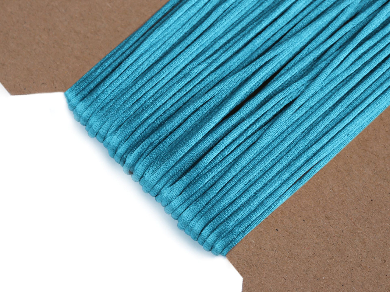 Satinschnur  ø1 mm - Weiß (25 Meter)