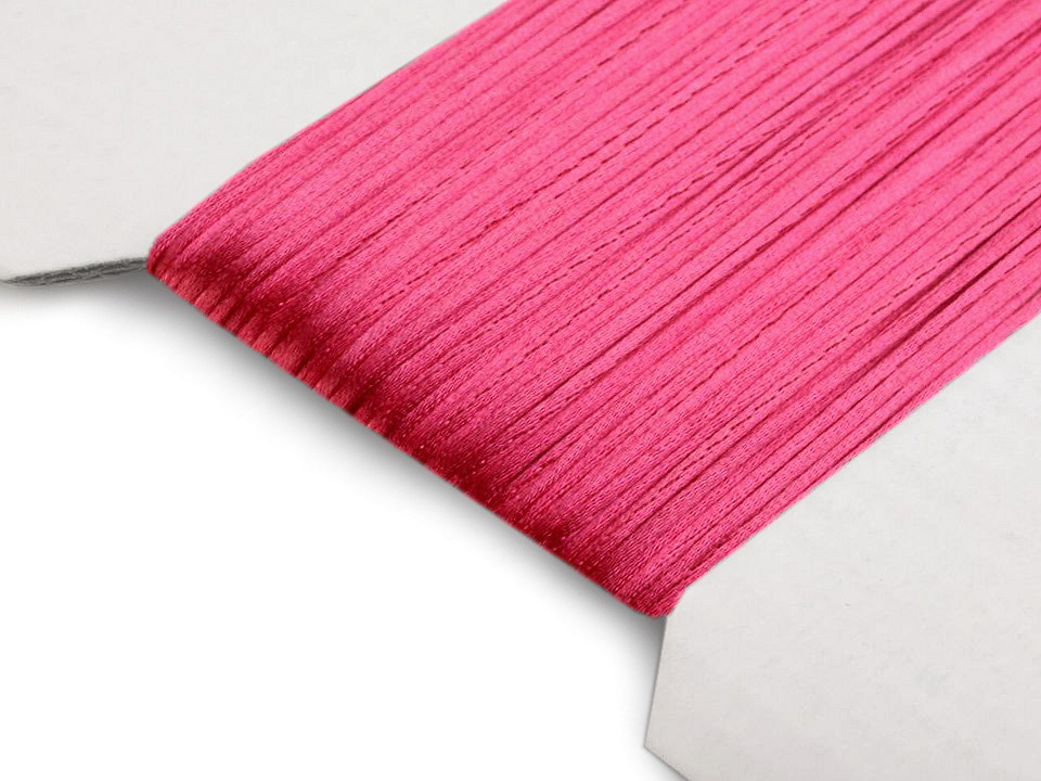 Satinschnur  ø1 mm - Weiß (25 Meter)