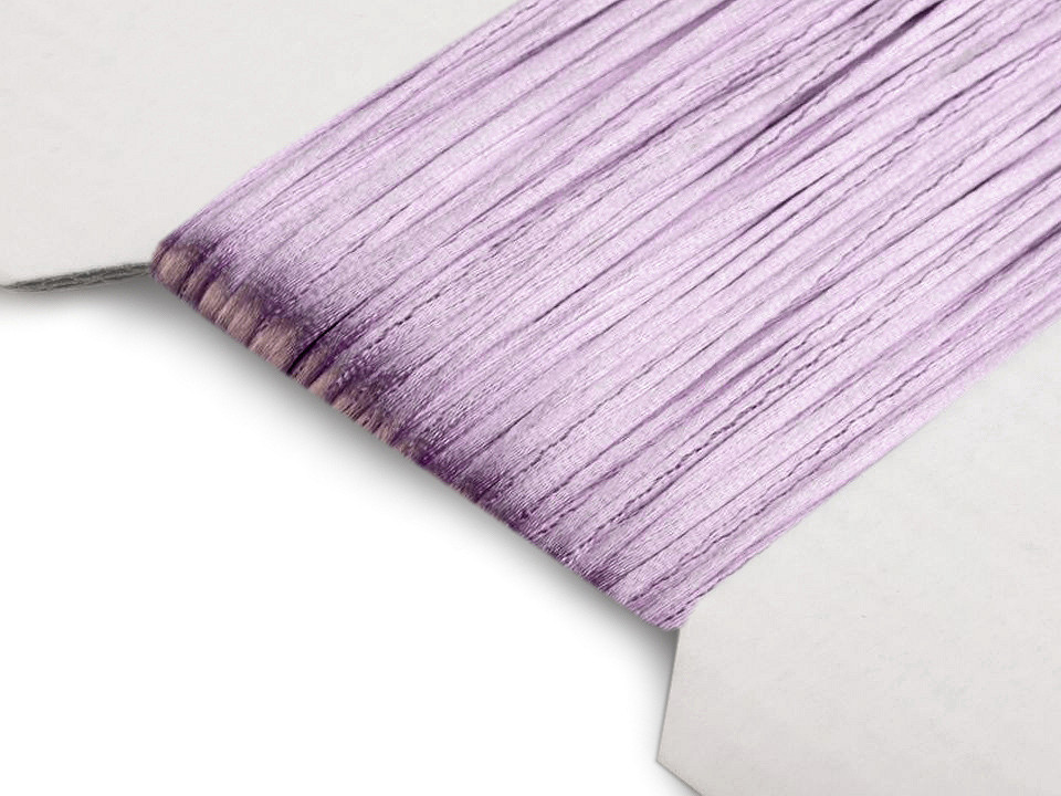 Satinschnur  ø1 mm - Weiß (25 Meter)