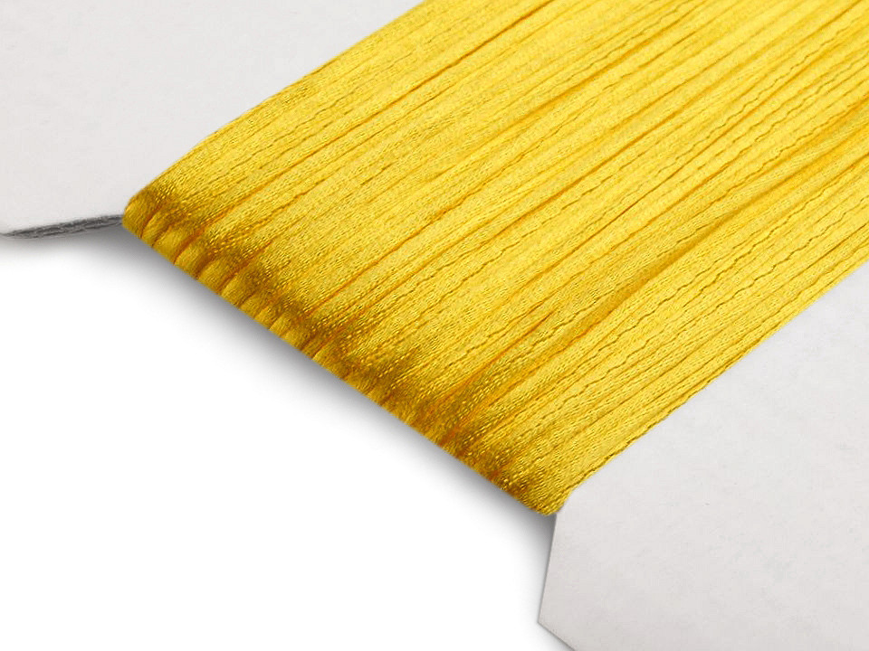 Satinschnur  ø1 mm - Weiß (25 Meter)