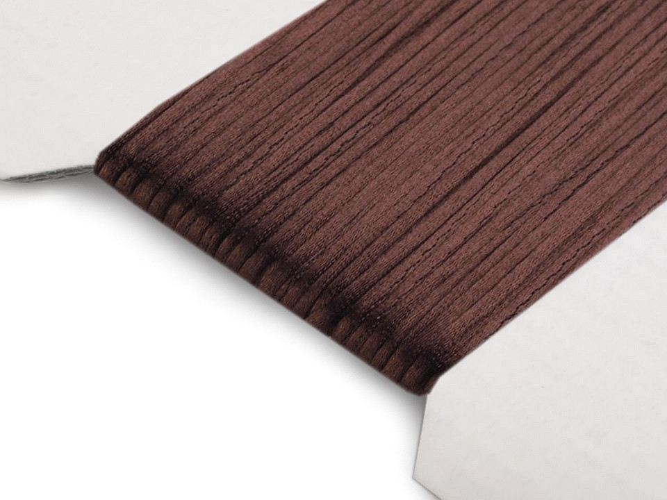 Satinschnur  ø1 mm - Weiß (25 Meter)