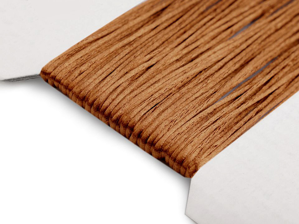 Satinschnur  ø1 mm - Weiß (25 Meter)