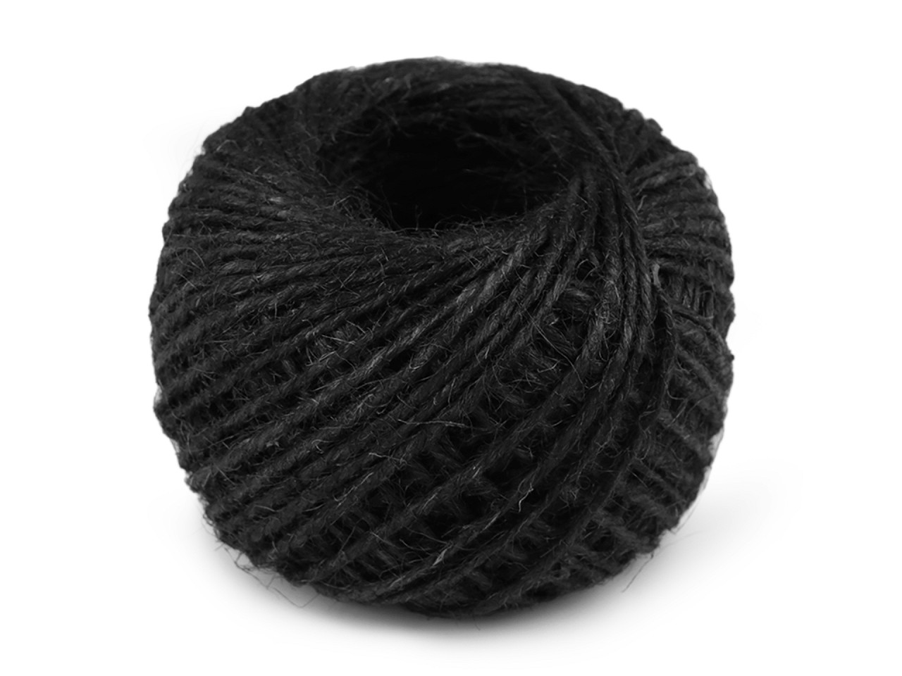 Jute schnur ø2 mm - Schwarz (1 Stück)