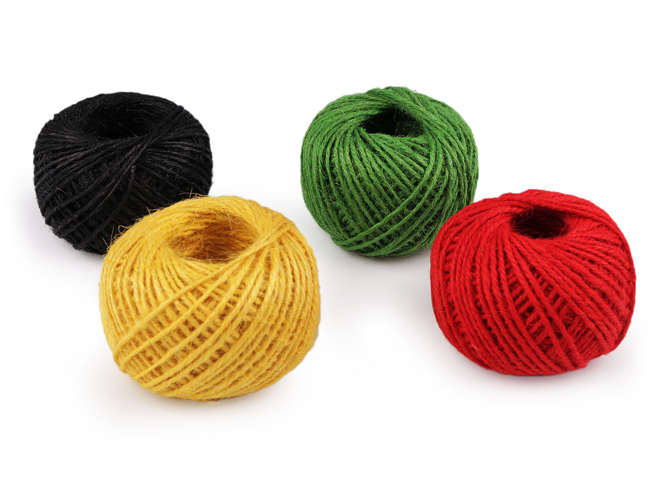 Jute schnur ø2 mm - Schwarz (1 Stück)