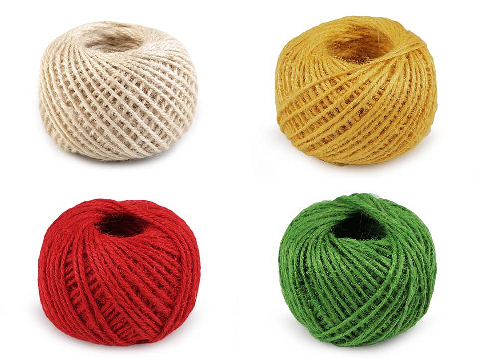 Jute schnur ø2 mm - Schwarz (1 Stück)