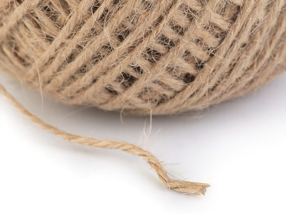 Jute schnur ø2 mm - Schwarz (1 Stück)