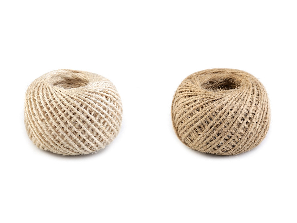 Jute schnur ø2 mm - Schwarz (1 Stück)