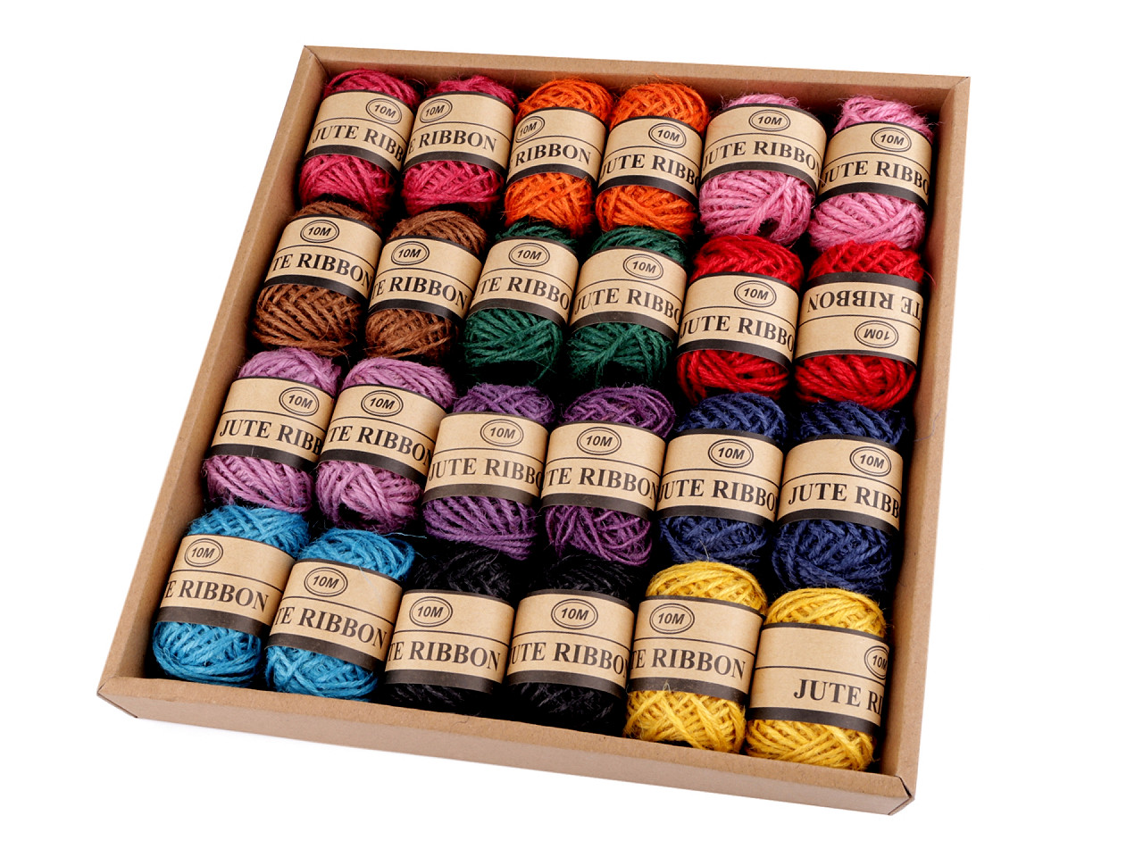 Jute schnur ø2 mm - Leinenfarbe natürlich (24 Stücke)