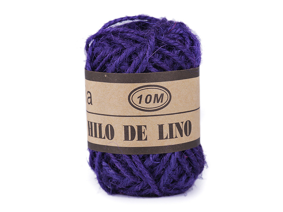 Jute schnur ø2 mm - Leinenfarbe natürlich (24 Stücke)