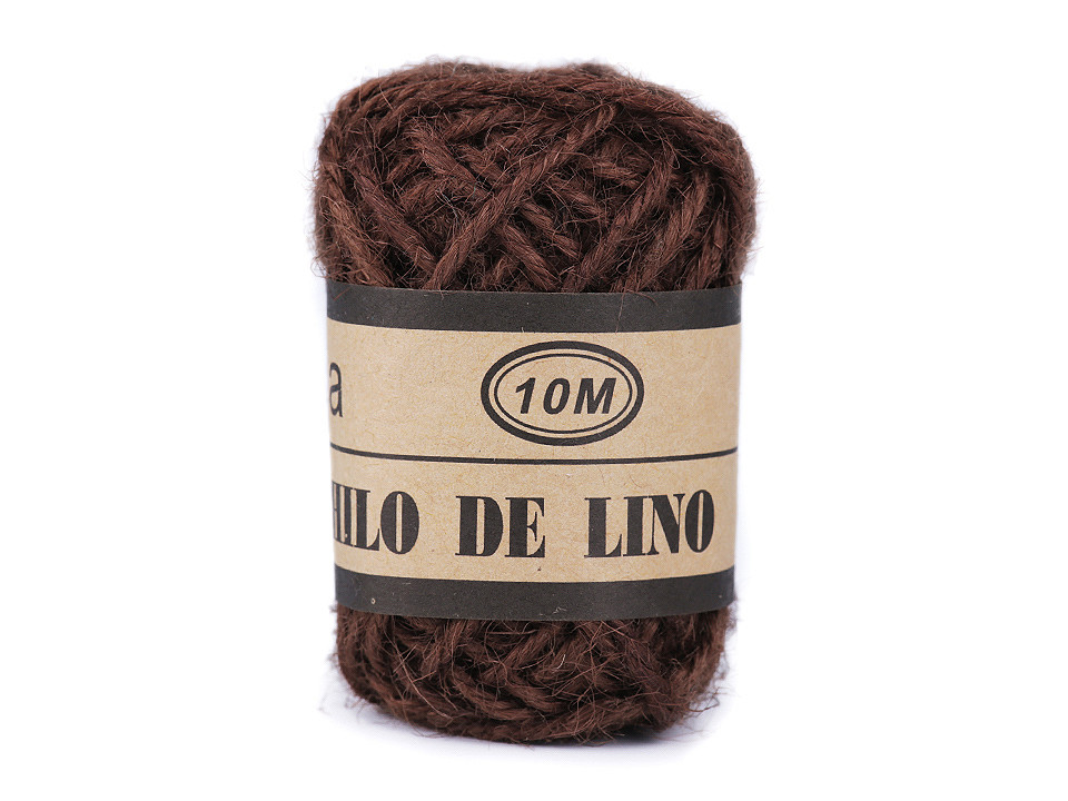 Jute schnur ø2 mm - Leinenfarbe natürlich (24 Stücke)