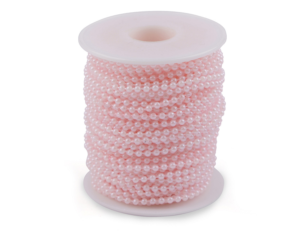 Perlenkette deko ø3 mm - Silber (25 Meter)