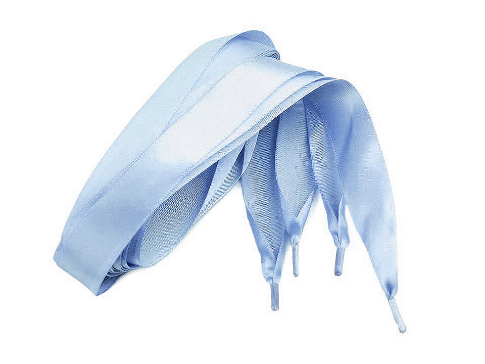 Satin schnürsenkel für schuhe und sweatshirt länge 110 cm - Dunkelblau (100 Stücke)