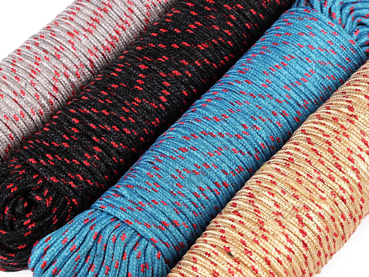 Fallschirmschnur/leine ø 5 mm - Blau kräftig (50 Meter)