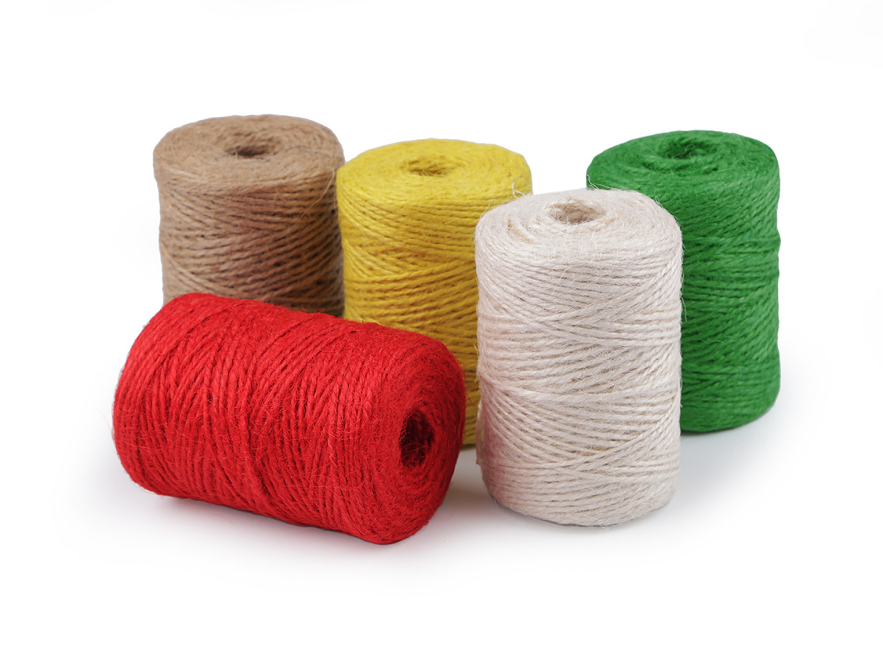 Jutekordel ø 2 mm zum stricken und häkeln oder zum packen - Naturfarbe hell (1 Stück)