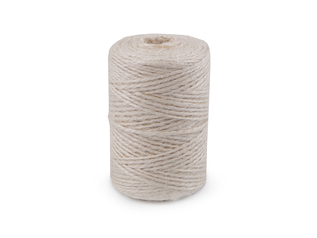 Jutekordel ø 2 mm zum stricken und häkeln oder zum packen - Naturfarbe hell (1 Stück)