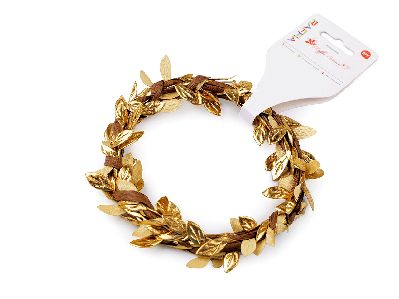 Formdraht mit blättern 2 m - Silber (1 Bund)