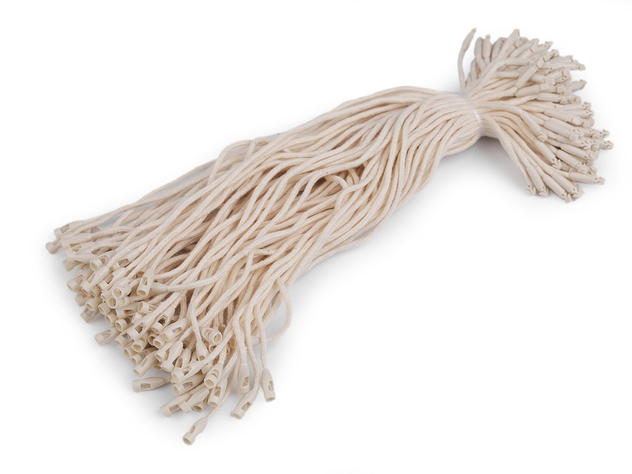 Sicherheitsfäden aus baumwolle für etiketten - Schwarz (200 Stücke)