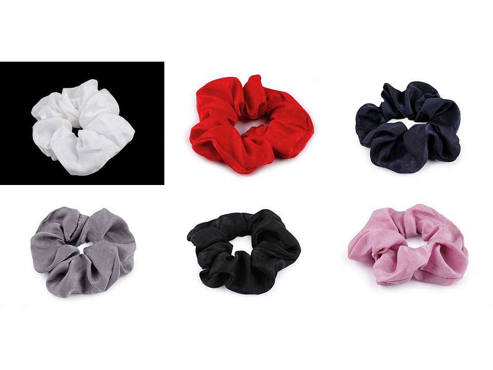Scrunchie haargummi - Lila violett (20 Stücke)