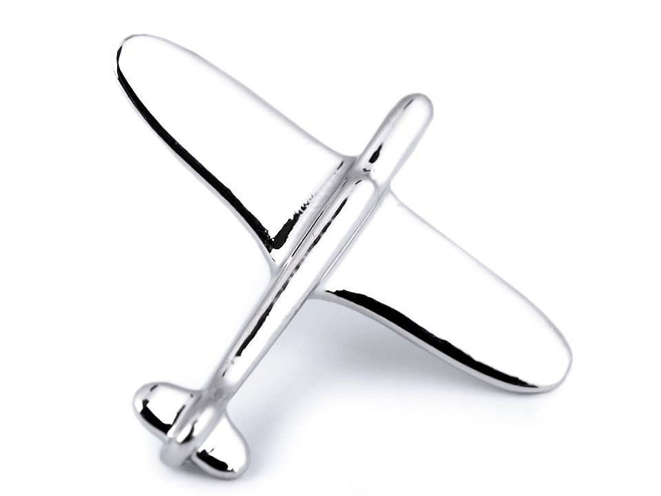 Brosche/abzeichen gitarre, flugzeug - Platine (1 Stück)