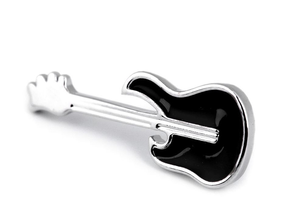 Brosche/abzeichen gitarre, flugzeug - Platine (1 Stück)