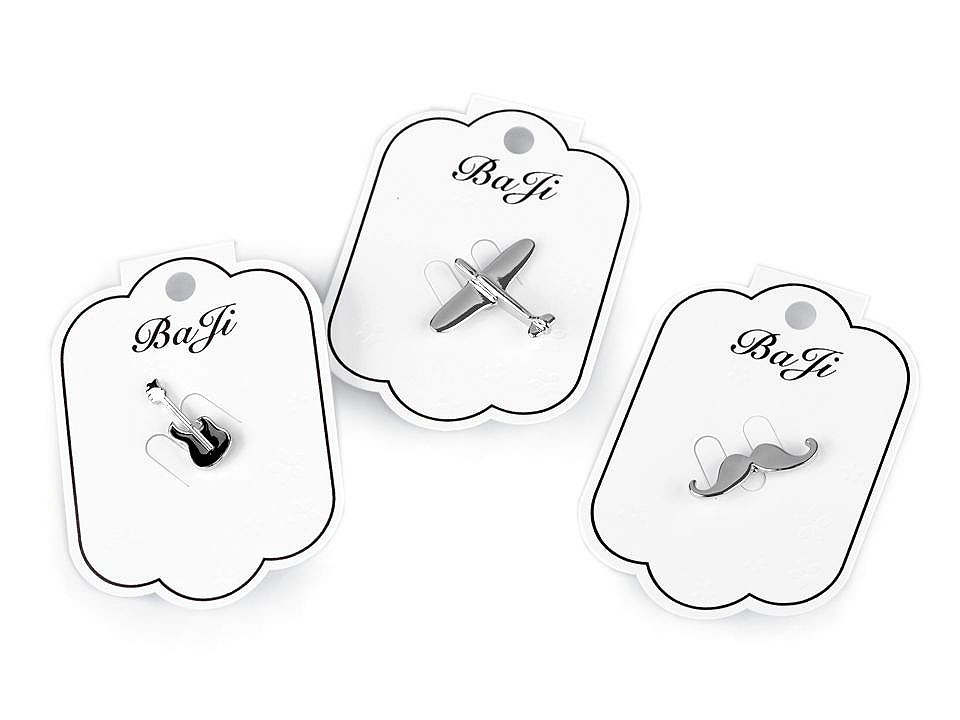 Brosche/abzeichen gitarre, flugzeug - Platine (1 Stück)