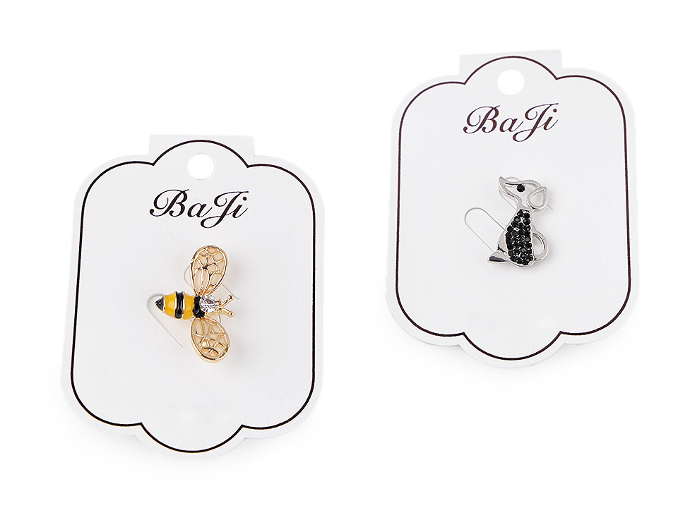 Brosche / abzeichen hund, biene - Platine (1 Stück)