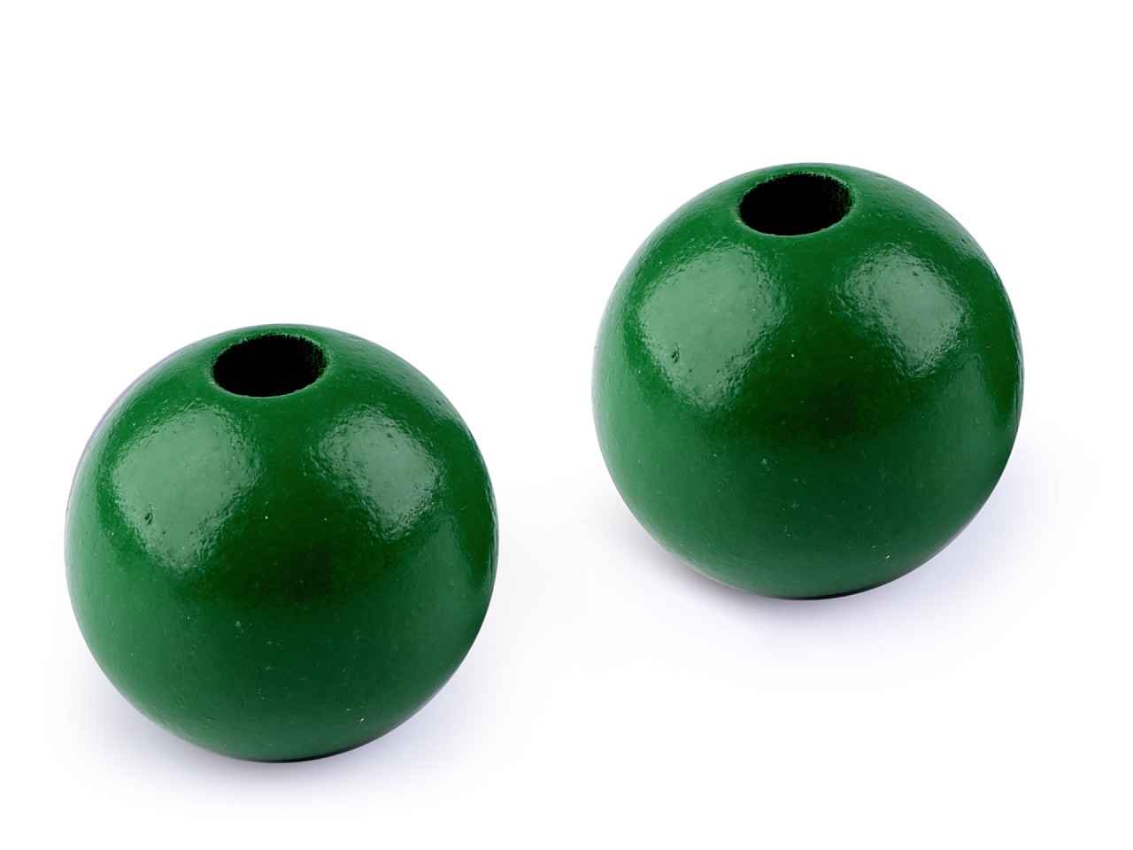 Große holzperlen ø40 mm - Puder-lachs (10 Stücke)