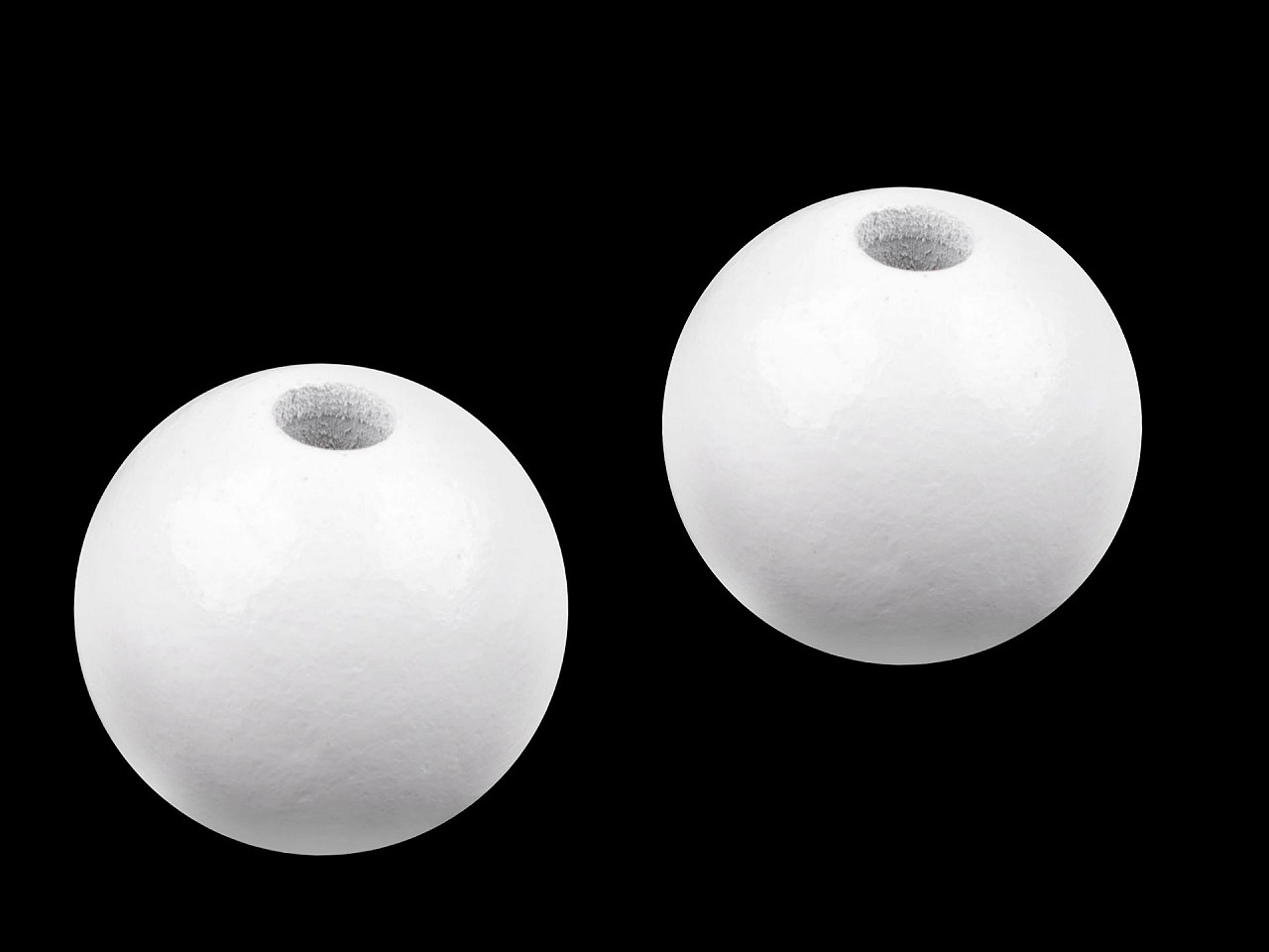 Große holzperlen ø40 mm - Puder-lachs (10 Stücke)