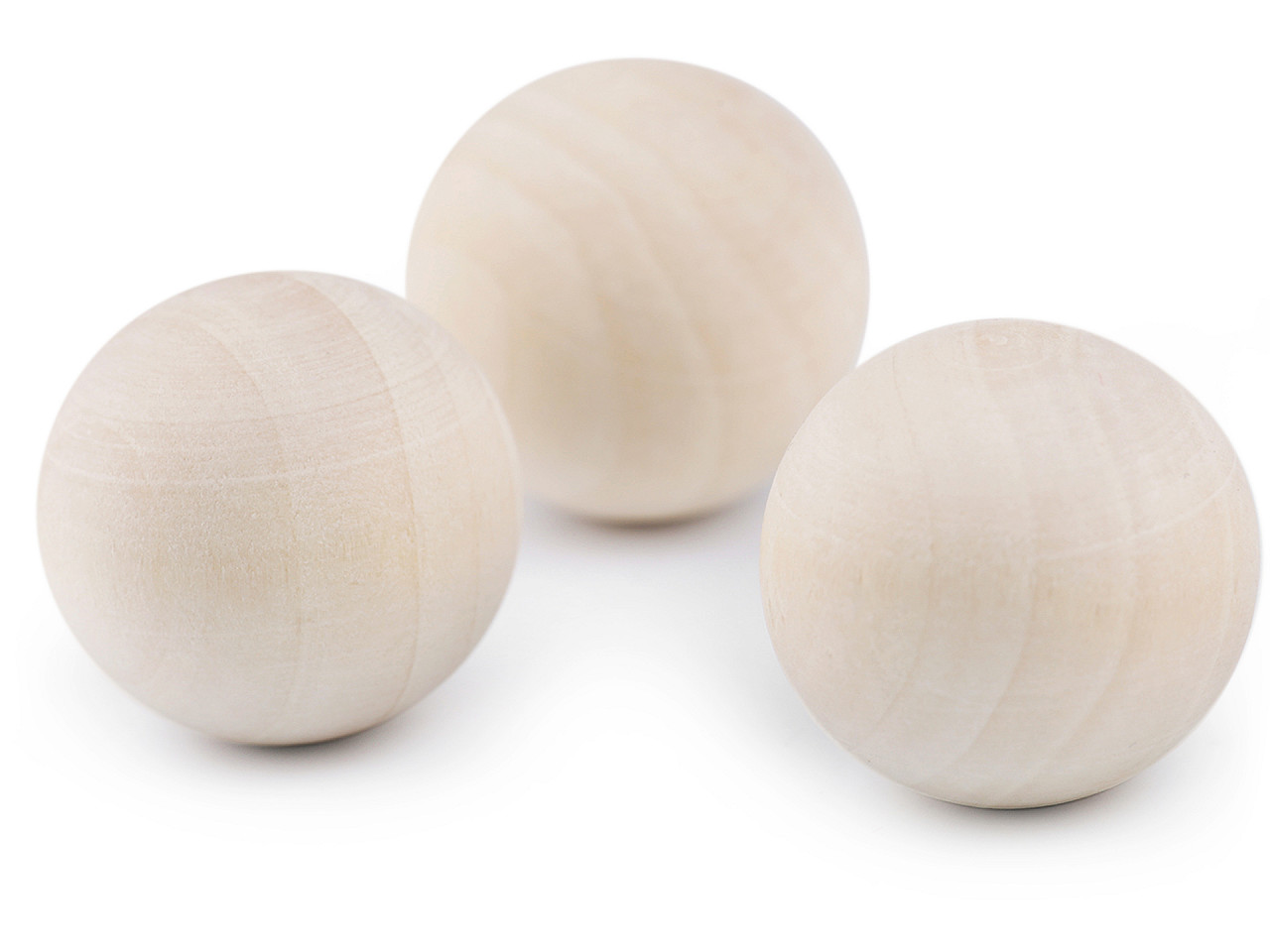 Holzkugeln ohne löcher ø 25 mm - Natürlich hell (180 Stücke)