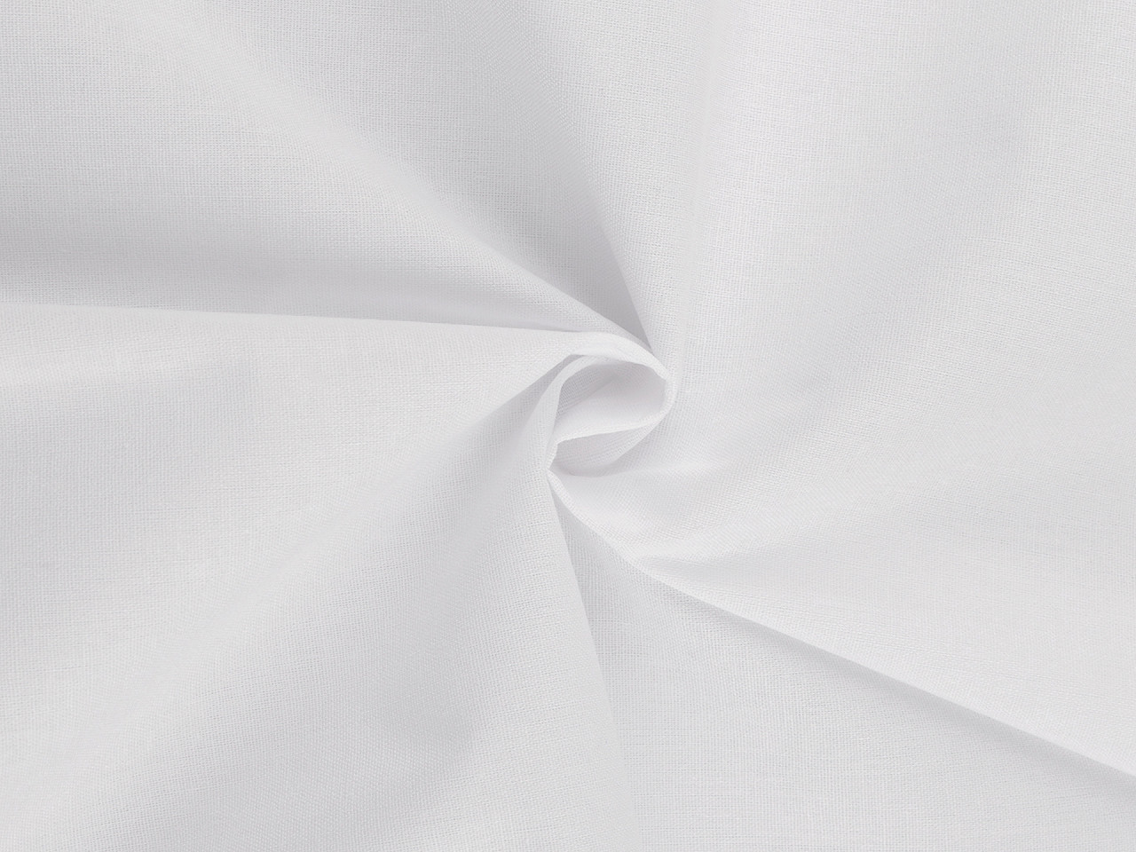 Baumwollleinwand aufbügelbar/für flicken, meterware - Weiß (1 Meter)