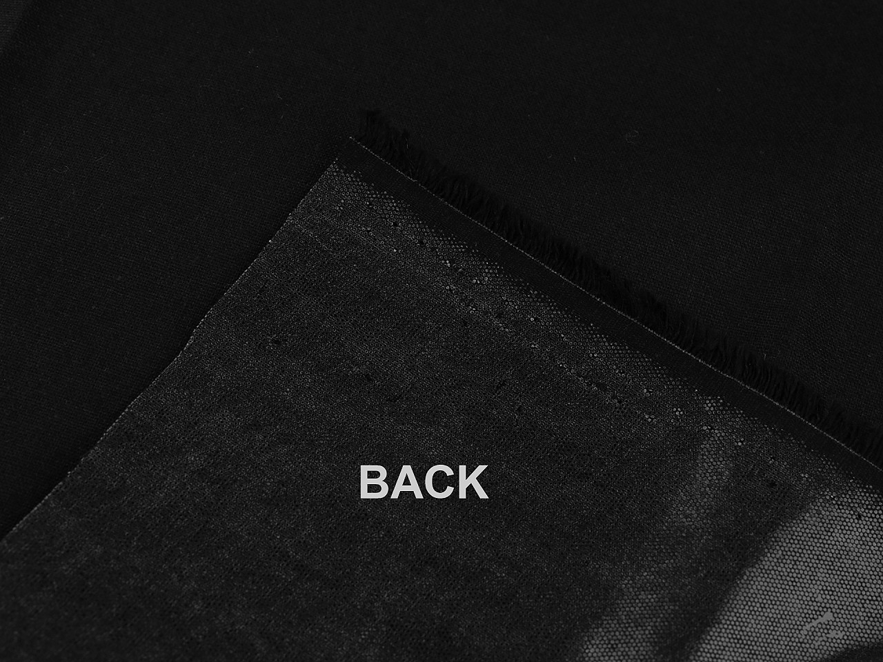 Baumwollleinwand aufbügelbar/für flicken, meterware - Weiß (1 Meter)