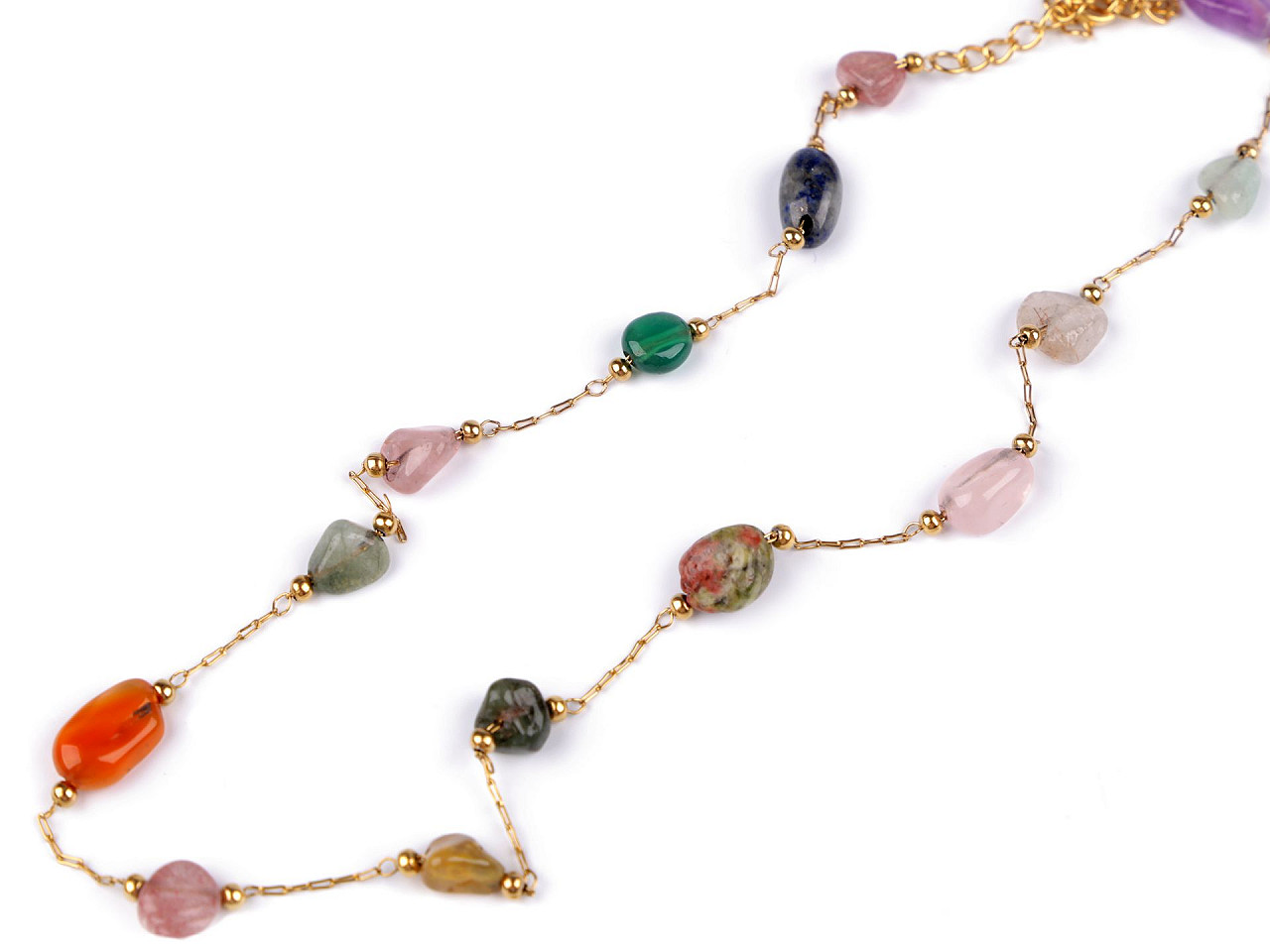 Halskette aus edelstahl - Multicolor (1 Stück)