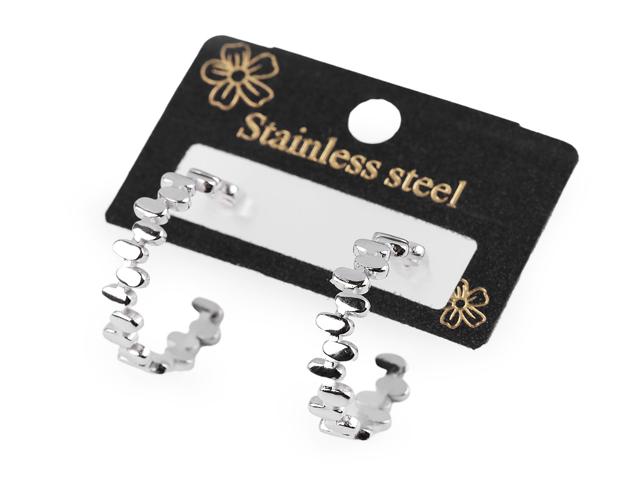 Ohrringe aus edelstahl - Gold (1 Paar)