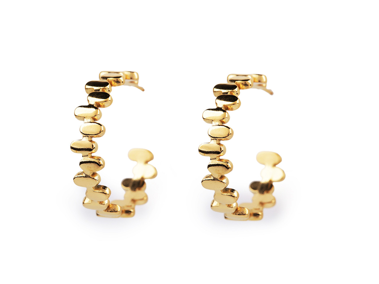 Ohrringe aus edelstahl - Gold (1 Paar)