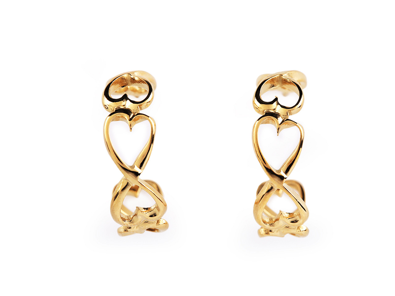 Ohrringe aus edelstahl - Gold (1 Paar)