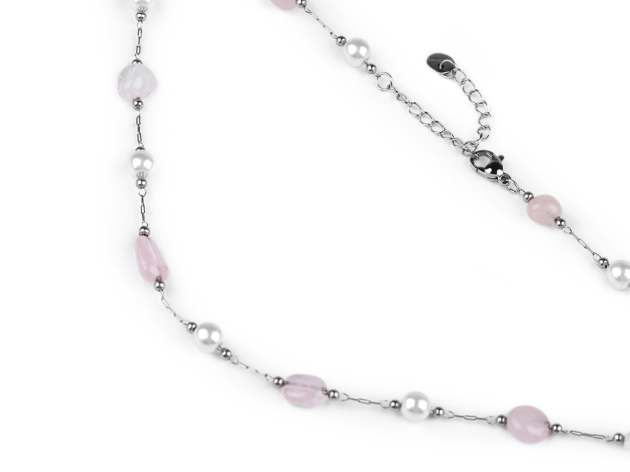 Halskette aus edelstahl - Blau (1 Stück)