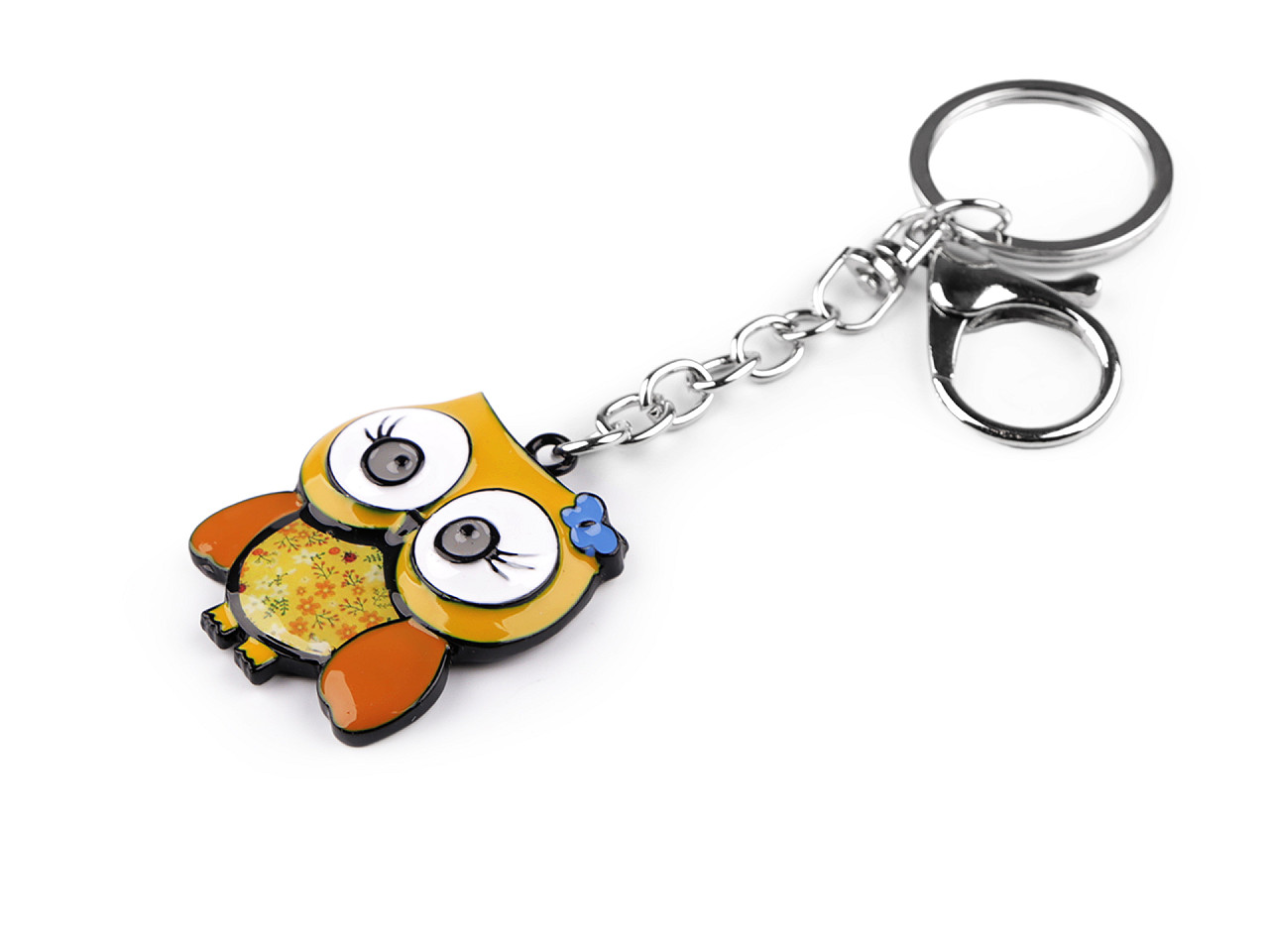 Metall-rucksack-/schlüsselanhänger eule - Multicolor (1 Stück)