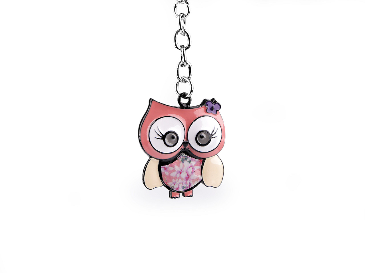 Metall-rucksack-/schlüsselanhänger eule - Multicolor (1 Stück)