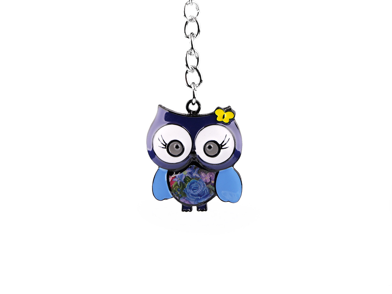 Metall-rucksack-/schlüsselanhänger eule - Multicolor (1 Stück)