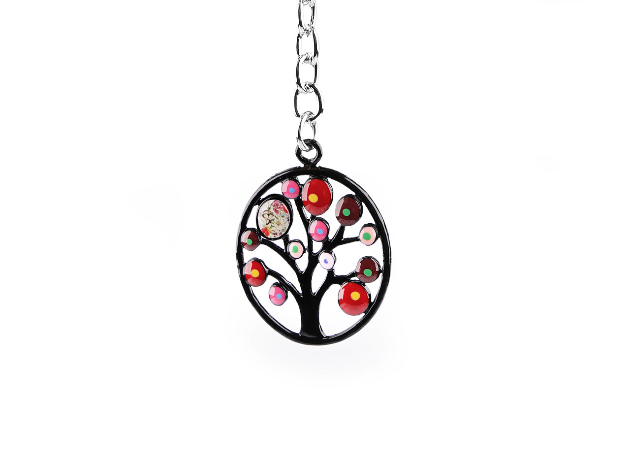 Metall-rucksack-/schlüsselanhänger eule - Multicolor (1 Stück)