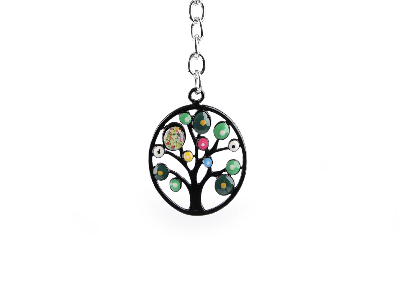 Metall-rucksack-/schlüsselanhänger eule - Multicolor (1 Stück)